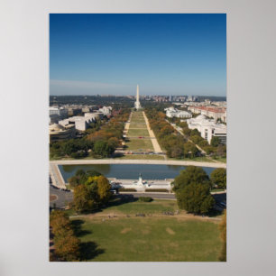 A landscape view of Washington DC Poster