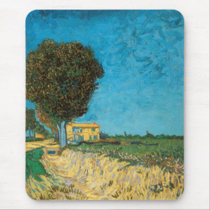 A Lane near Arles, Vincent van Gogh Mouse Pad