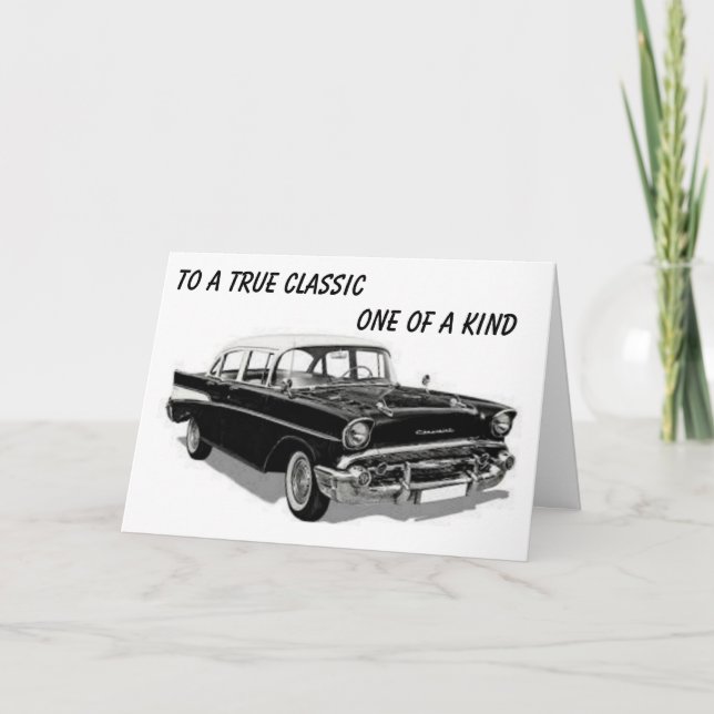 À L'ANNIVERSAIRE D'UNE CARTE **TRUE CLASSIC** (Devant)