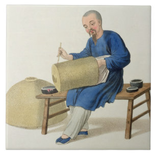 A Lantern Painter, plate 20 from 'The Costume of C Tile