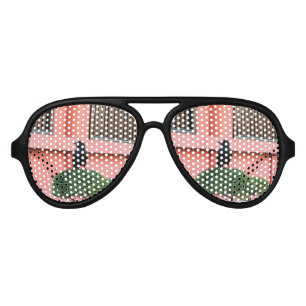 A Large-Billed Jungle Crow A Perch On A Cloud Tree Aviator Sunglasses