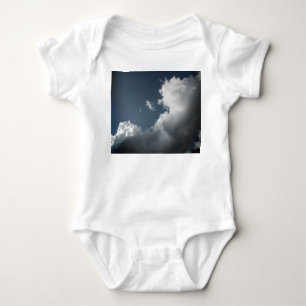 A large cloud baby bodysuit