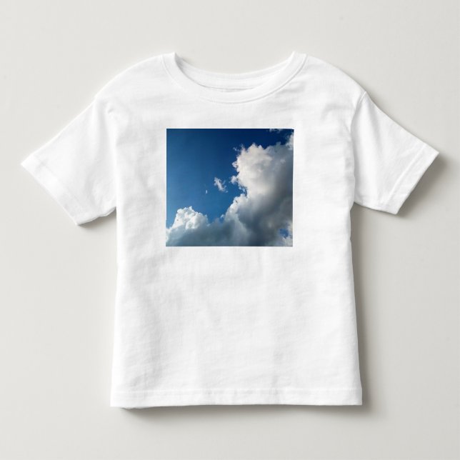 A large cloud toddler t-shirt (Front)
