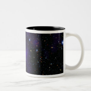 A large collection of galaxies Two-Tone coffee mug