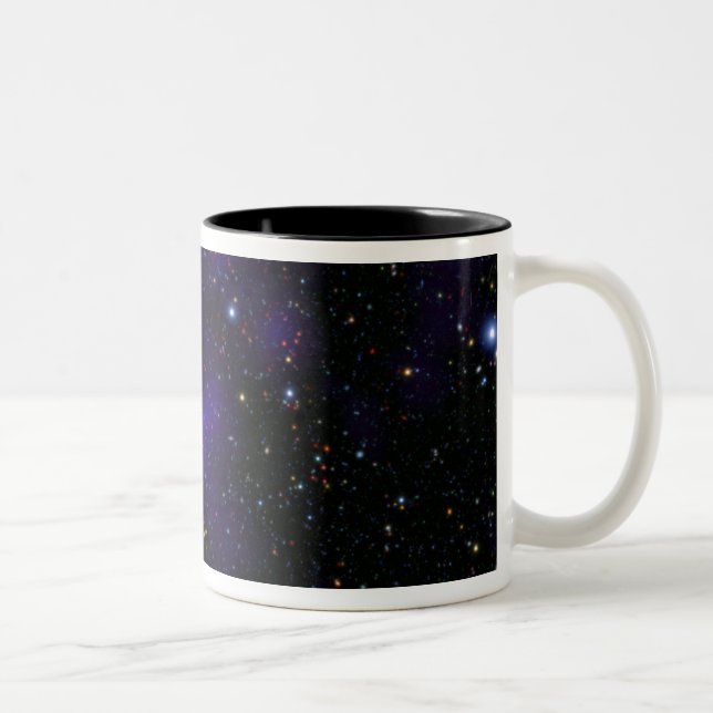 A large collection of galaxies Two-Tone coffee mug (Right)