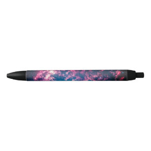A Large Magellanic Cloud Galaxy Cosmic Space Black Ink Pen