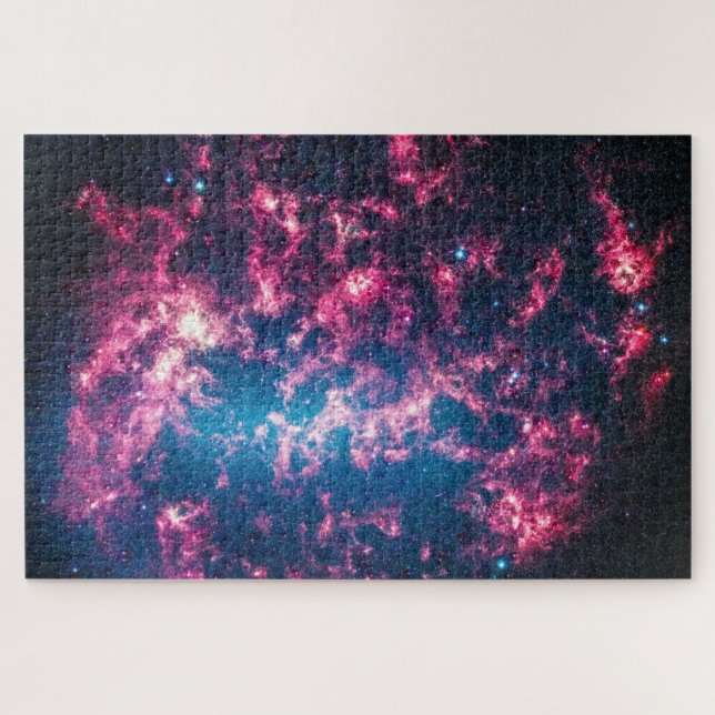 A Large Magellanic Cloud Galaxy Cosmic Space Jigsaw Puzzle (Horizontal)