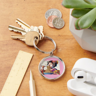 a large-scale maiko keychain