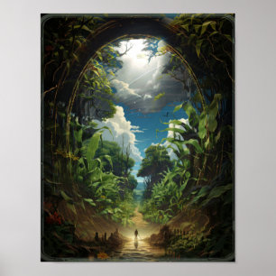 'A Larger World' Nature Fantasy Poster
