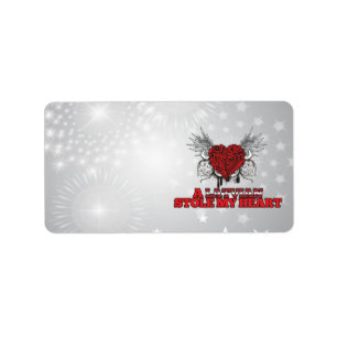 A Latvian Stole my Heart Label