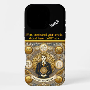 A Lawyer Symbolizes Justice and Family Protection iPhone 16 Pro Max Case
