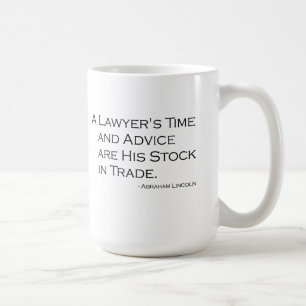 A Lawyer's Time and Advice Mug