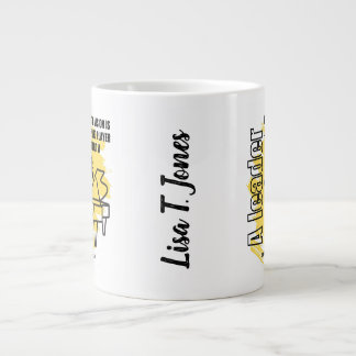 A Leader Without A Vision Large Coffee Mug