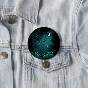 A Leap Over the Moon 3 Inch Round Button