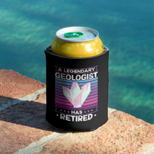 A Legendary Geologist Has Retired Geology Funny Can Cooler
