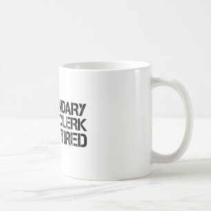 A LEGENDARY OFFICE CLERK HAS RETIRED Funny Retirem Coffee Mug