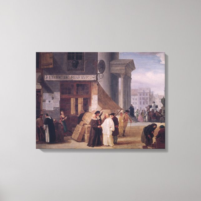 A l'Egide de Minerve Canvas Print (Front)