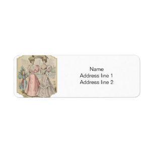 A Leisurely Victorian Stroll Return Address Label