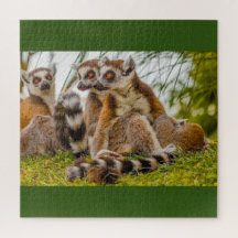 a lemur huhiale female on puzzle