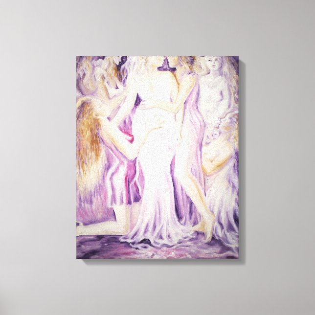 A lesbian diva canvas print (Front)