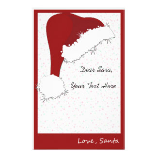 santa stationery templates