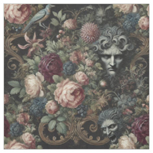 A Letter to Lunacy – Gothic Statement Tile Fabric