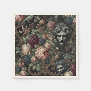 🩸 A Letter to Lunacy – Gothic Victorian  Napkin