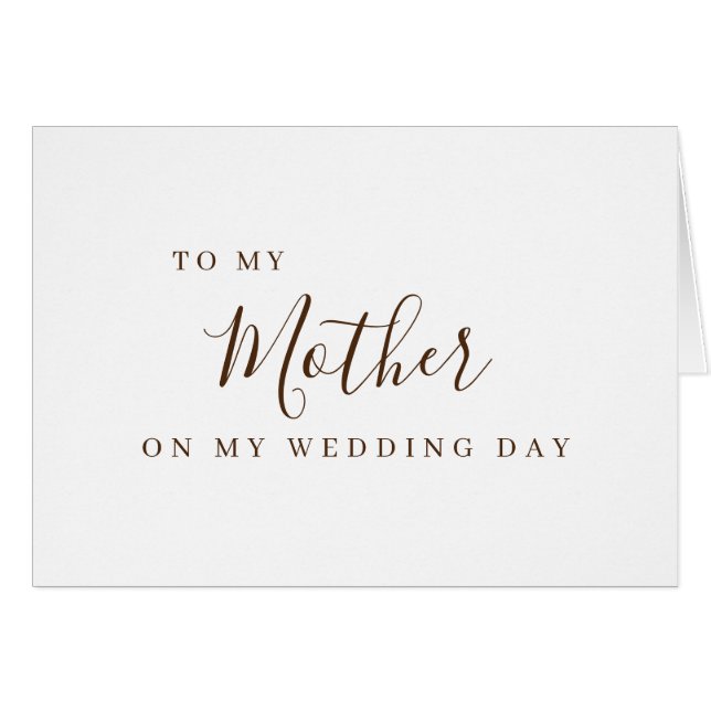 A Letter to My Parents, Mom, Dad, on my Wedding (Devant horizontal)