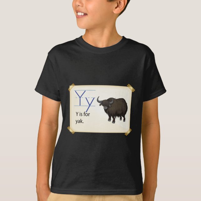 A letter Y for yak T-Shirt (Front)