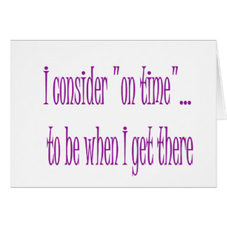 À l'heure est quand j'y arrive