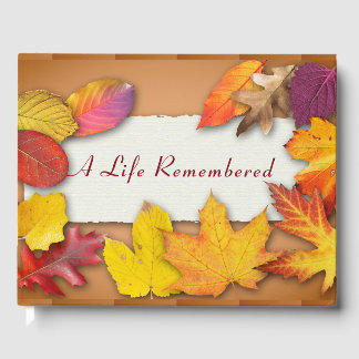 A life remembered: Funeral Guest Book