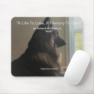 "A Life To Lose, A Memory To Gain" Book Cover Mouse Pad