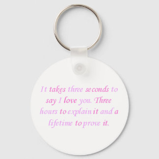 a lifetime to prove it keychain