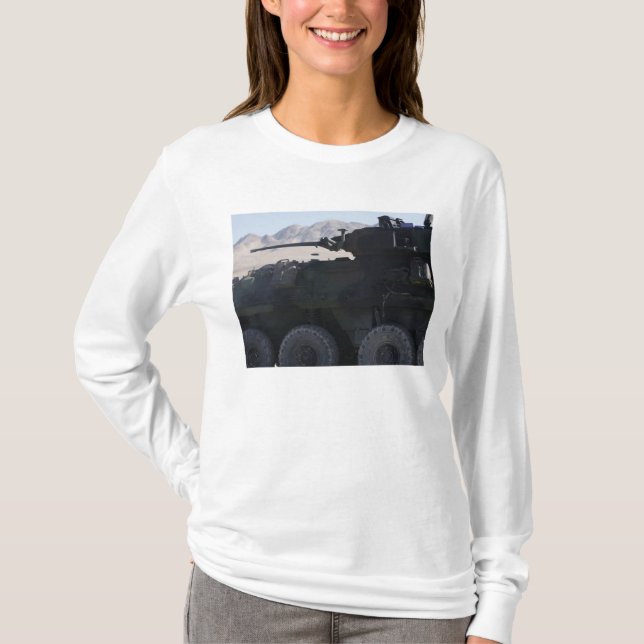 A light armoured vehicle fires T-Shirt (Front)