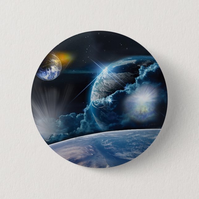 A Light Being's Journey 2 Inch Round Button (Front)