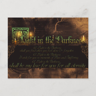 A Light in the Darkness Postcard