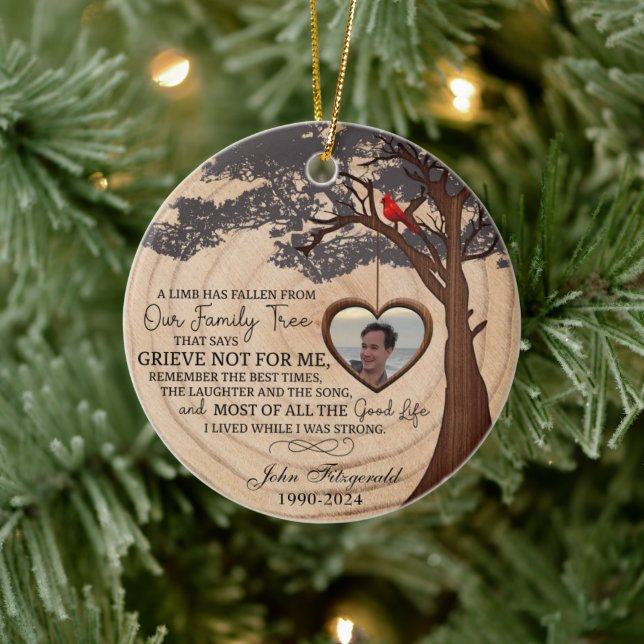 A Limb Has Fallen From Our Family Tree Ornament (Tree)