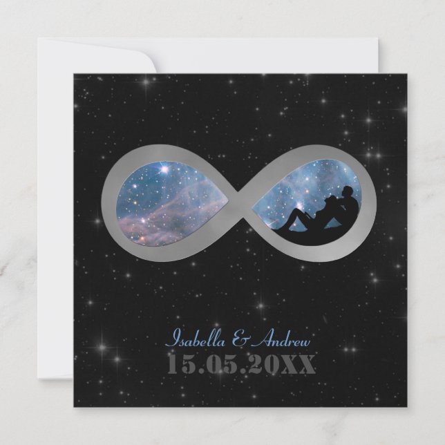 À l'infini et au-delà de la Faire-part de mariage (Devant)