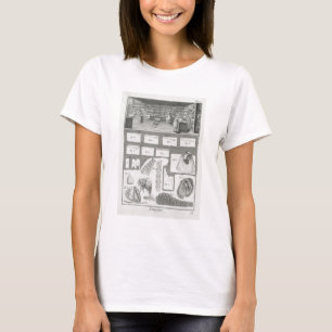 A lingerie maker's workshop and material, from the T-Shirt