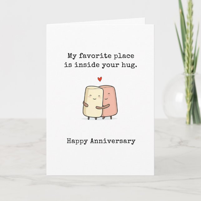 À l'intérieur de ma carte d'anniversaire Hug (Devant)