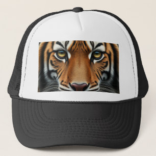 A lion trucker hat