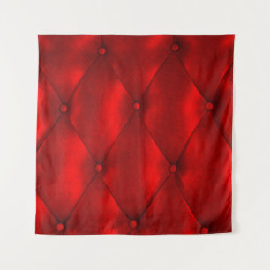 A lip print left by lipstick on white paper. Kiss  Tapestry
