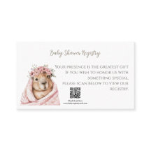 A Little All-Star Baby Shower Registry Card