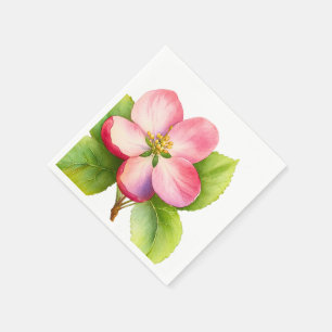 A Little Apple Is On The Way Fall Baby Shower Napkin