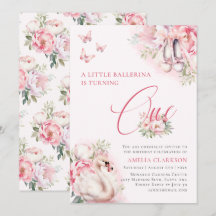 A Little Ballerina Swan Lake First Birthday