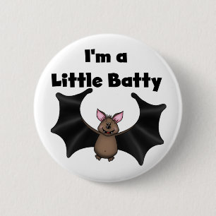 A Little Batty 2 Inch Round Button