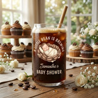 A Little Bean Is Brewing Coffee Baby Shower Favour