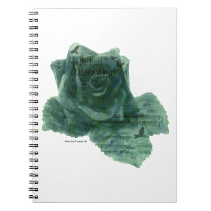 A Little Bird Told Me Rose Notebook