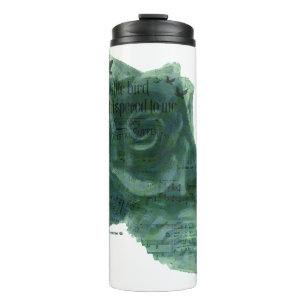 A Little Bird Told Me Rose Thermal Tumbler