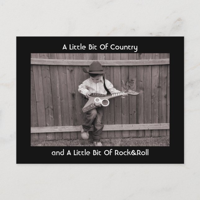 A Little Bit Of Countryand A L... Postcard (Front)